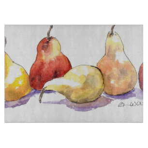 Storlek dekorativ Glass skärbräda för medel