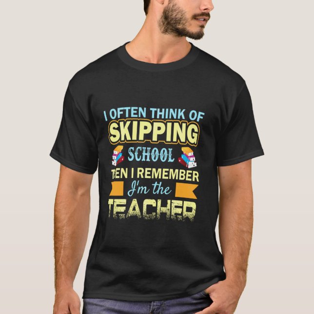 Storlek för Lärare i skolan Graphics Plus T Shirt (Framsida)