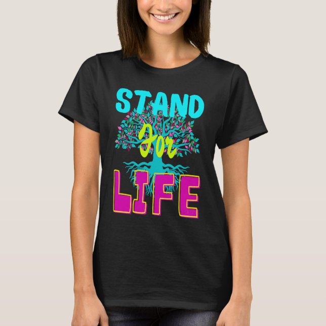 STORLEK FÖR LIVSMEDELSKvinnor T Shirt (Framsida)