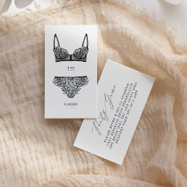 Storlek infogning av Lingerie Möhippa Panel-spel Tilläggskort