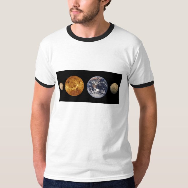 Storlek jämförelseskjorta för planet tee shirt (Framsida)