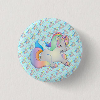 storlek knapp för Baby Rainbow Unicorn Pony anpass