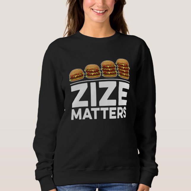 Storlek Mälar Hamburgare T Shirt (Framsida)