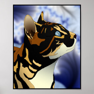 Storlek poster av Calico Cat-portfölj