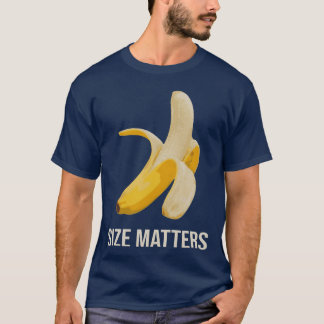 Storlek Räkna Banana rolig stor kuk energi T Shirt