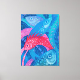 Storlek "Spawning" extra Canvastryck