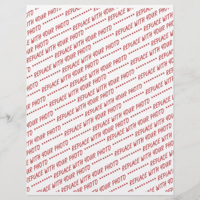 Storlek specifik 8 x 10-fotomall reklamblad (Framsidan)