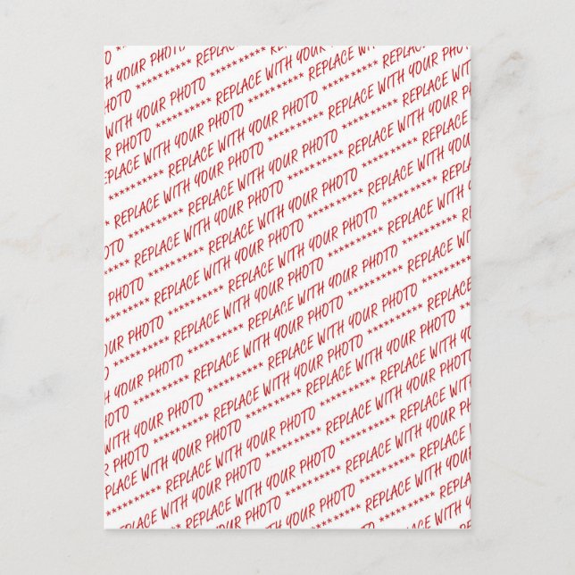 Storlek specifik 8 x 10-fotomall vykort (Framsida)