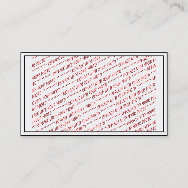 Storlek specifik - för använda med 7 x 5-foto - Ra Visitkort (Framsida)