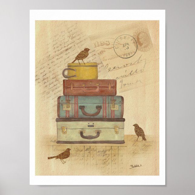 Storlek utskrift av redo till flygande Brev Poster (Framsidan)