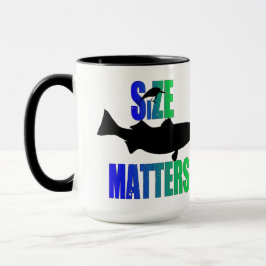 Storleka frågor - Lustigt fiske i stora Mugg