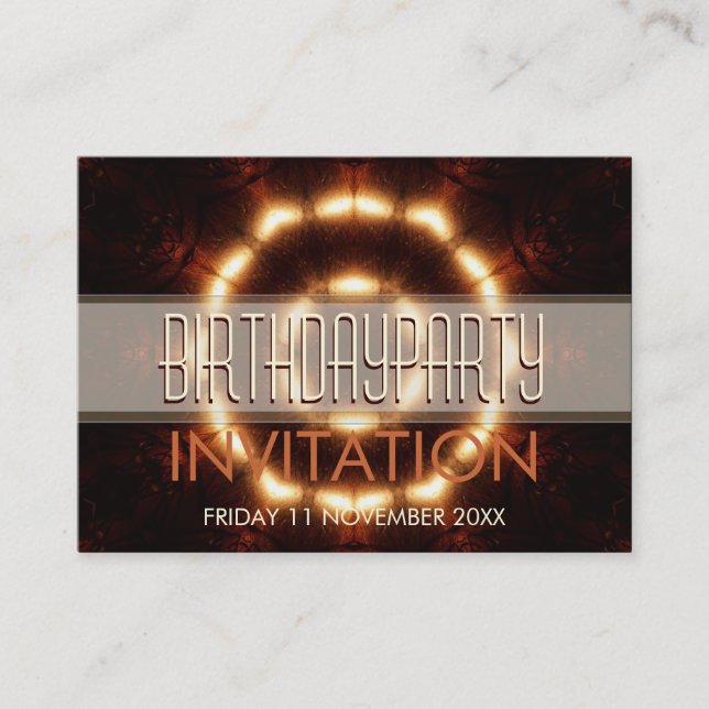 storleka inbjudningar till Circle Pocket i kärlek (Framsida)