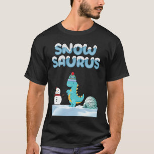 storleka jämförelsen mellan snö dinosaur och snögu t shirt