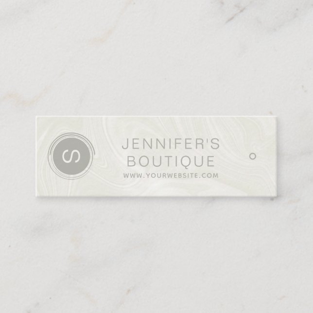 Storleka Märkre i Business Namn Clothing Marble (Framsida)