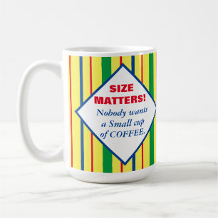 Storleka saker Färgfyllda Randar Kaffemugg