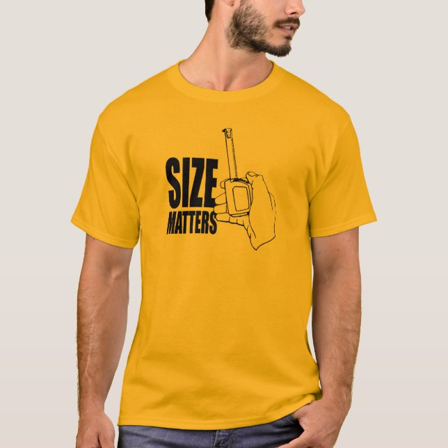 STORLEKEN SPELAR ROLL TEE SHIRT (Framsida)