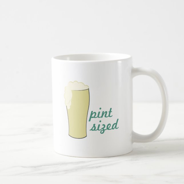 Storleksanpassad halv liter kaffemugg (Höger)