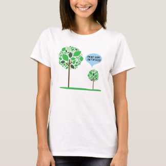 Storleksanpassad roligt tee shirt