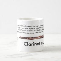 Storleksanpassad stamgäst (11 uns.) Klarinettmugg