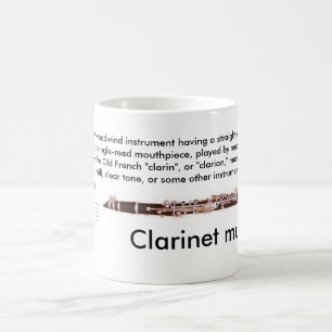 Storleksanpassad stamgäst (11 uns.) Klarinettmugg Kaffemugg