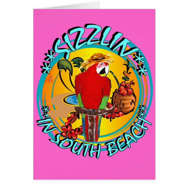 STORLEKSPARROTER HÄLSNINGSKORT (Framsidan)