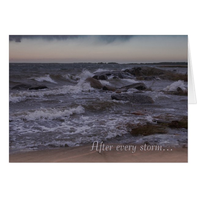 Storm and sunshine CC0856 Ostrobothnia Finland Hälsningskort (Framsidan Horizontal)