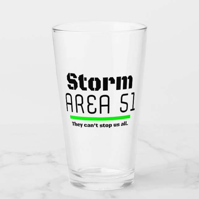 Storm Area 51 De kan inte stoppa oss alla händelse Glaskopp (Framsida)