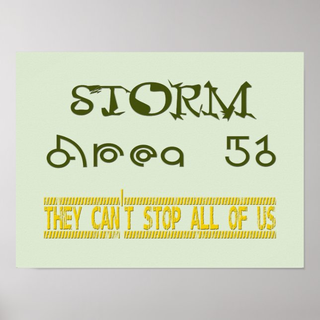 Storm Area 51 Poster (Framsidan)