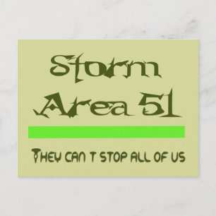 Storm Area 51 Vykort