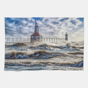 Storm at St Joseph Lighthouse Kökshandduk