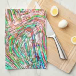 Storm av vrida spår kökshandduk