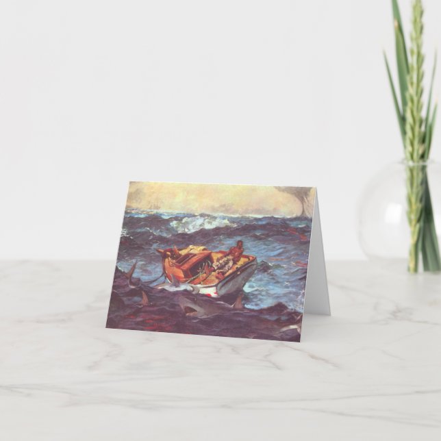 Storm av Winslow Homer Kort (Framsida)