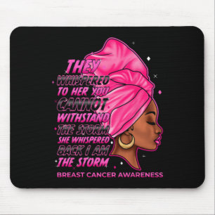 Storm Black Women Bröstcancer överlevande Rosa Musmatta
