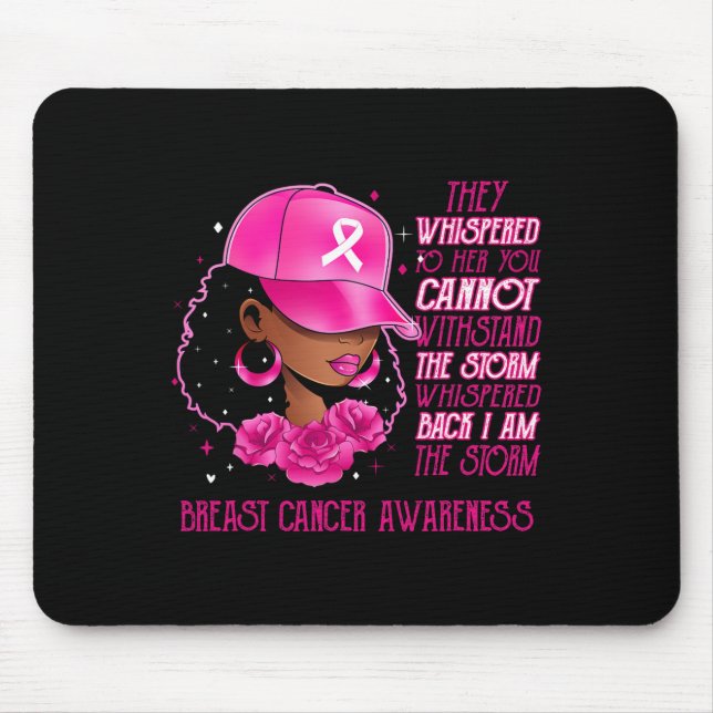 Storm Black Women Bröstcancer överlevande Rosa Musmatta (Framsidan)