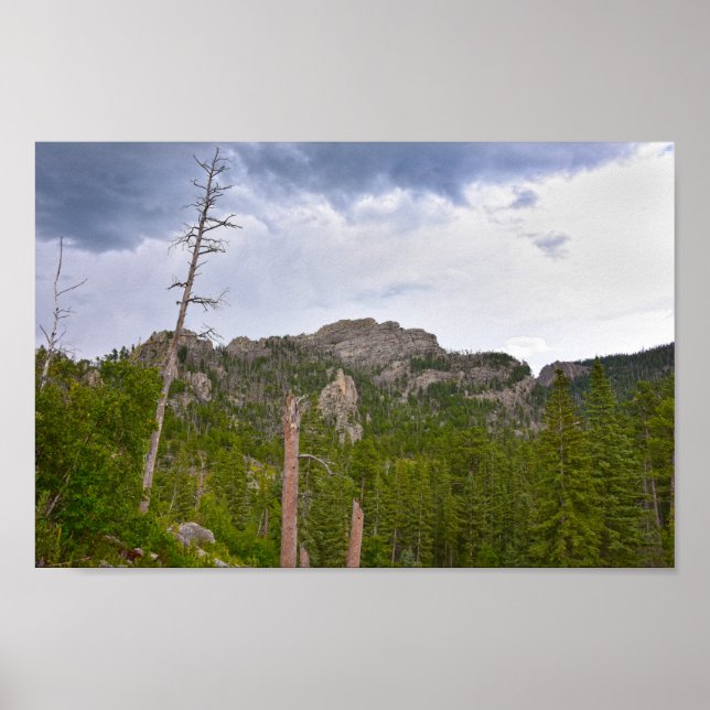 Storm Brewing in the Black Elk Wilderness Poster (Framsidan)