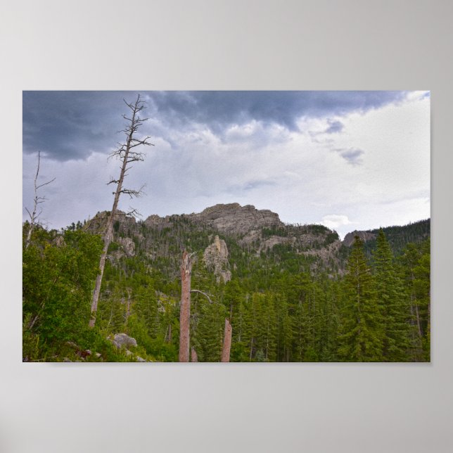 Storm Brewing in the Black Elk Wilderness Poster (Framsidan)