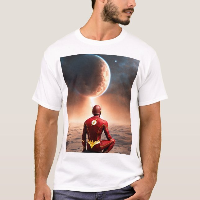 Storm Bringer Superhjälte T-Shirt – Blixt (Framsida)