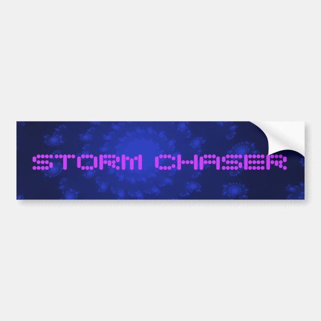 Storm Chaser Bumper Sticker Bildekal (Framsidan)