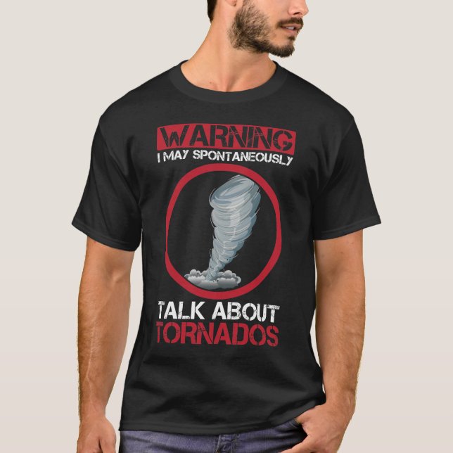 Storm Chaser cyklonorkan Hunter Weather T Shirt (Framsida)