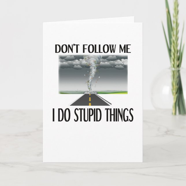 Storm Chaser Gift-orkan Storm Tornado Chasing Kort (Framsida)