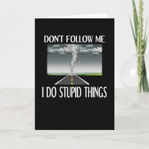 Storm Chaser Gift-orkanen Storm Tornado Chaser Cha Kort