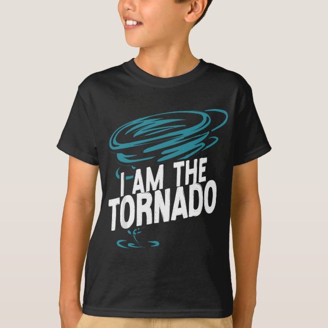 Storm Chaser Hurricane Meteorology Tornado jag är T Shirt (Framsida)