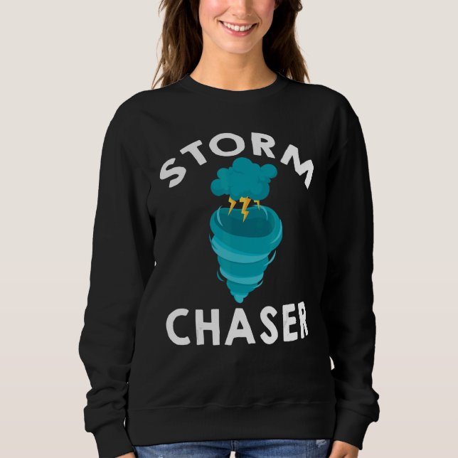 Storm Chaser  Parent New Family Chasing Toddler Da T Shirt (Framsida)