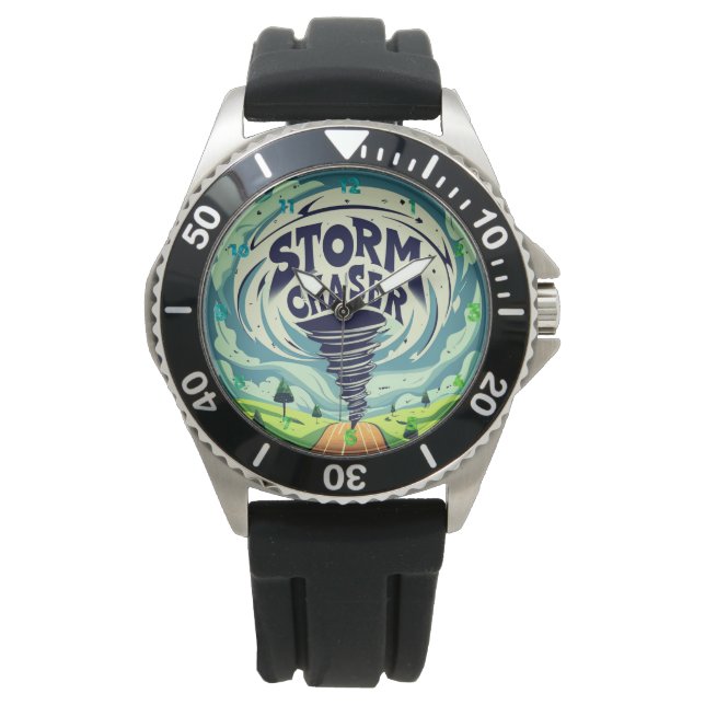 Storm Chaser Tornado Armbandsur (Framsida)