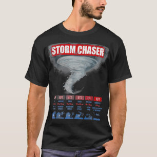 Storm Chaser Tornado Meteorology 2 T Shirt