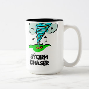 Storm Chaser Tornado Twister Två-Tonad Mugg