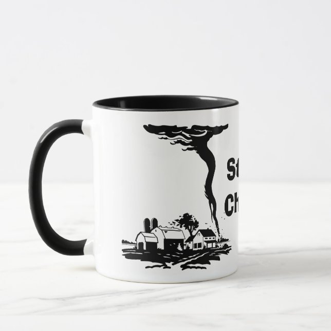 Storm Chaser Tornado Twister Weather Meteorology Mugg (Vänster)
