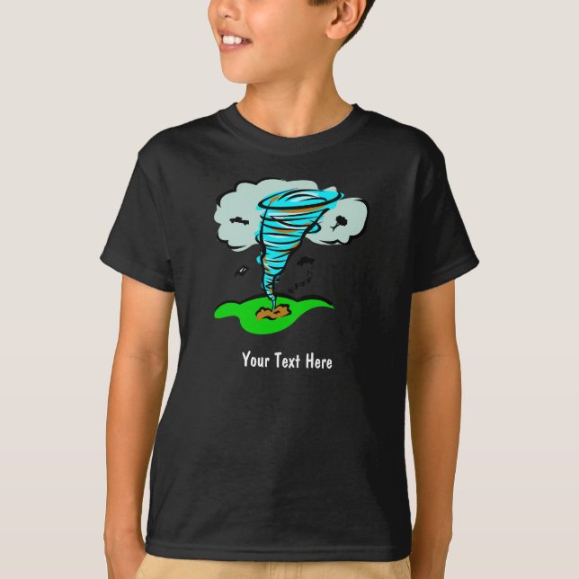 Storm Chaser Tornado Twister Weather Meteorology T Shirt (Framsida)