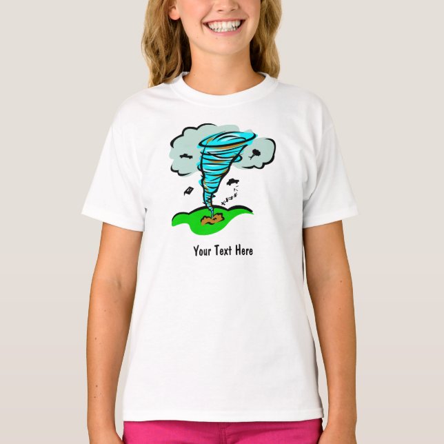 Storm Chaser Tornado Twister Weather Meteorology Tee Shirt (Framsida)