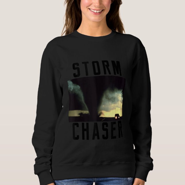 Storm Chaser Tornado Väderbild T Shirt (Framsida)